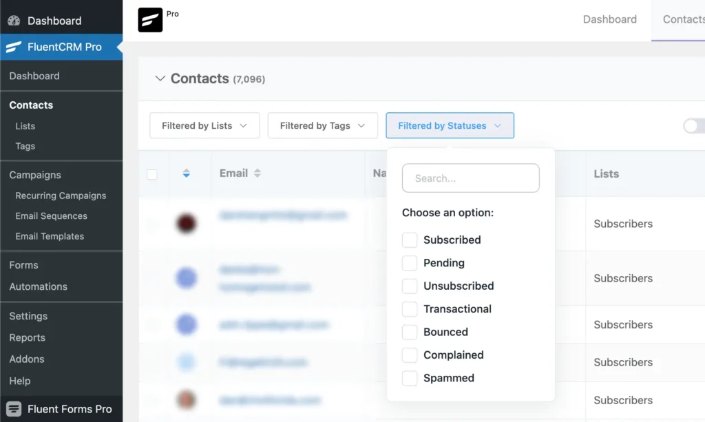 WordPress Not Sending Emails: Contact Segmentation